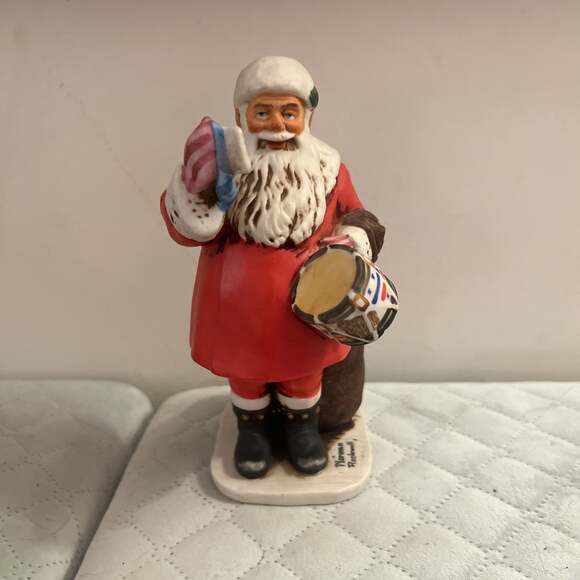 Dave Grossman Designs Other - Vintage Norman Rockwell 1976 A Drum For Tommy Santa Figurine NRC-24